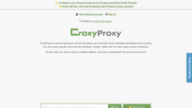 croxyproxy